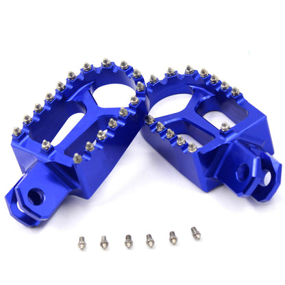 KKE CNC Billet Footpegs for SUZUKI DRZ400 DRZ400E DRZ400S DRZ400SM Gold/Blue/Black