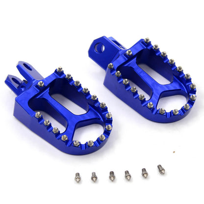 KKE CNC Billet Footpegs for SUZUKI DRZ400 DRZ400E DRZ400S DRZ400SM Gold/Blue/Black