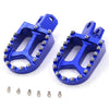 KKE CNC Billet Footpegs for SUZUKI DRZ400 DRZ400E DRZ400S DRZ400SM Gold/Blue/Black