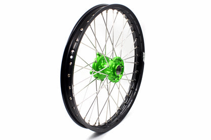 KKE 1.6*21 & 2.15*19 Wheels Rims Fit Kawasaki KX450 2019-2025 KX450X 2021-2025 Green Hubs