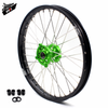 KKE 1.6*21 & 2.15*19 Wheels Rims Fit Kawasaki KX450 2019-2025 KX450X 2021-2025 Green Hubs