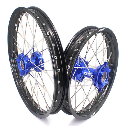KKE 19" 16" CNC Big Kid's Wheels Rims Fit For Husqvarna TC85 Gas Gas MC85 2021-2024 Blue