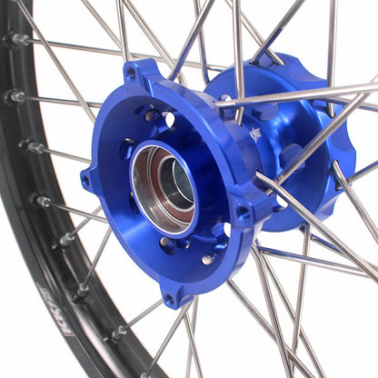 KKE 19" 16" CNC Big Kid's Wheels Rims Fit For Husqvarna TC85 Gas Gas MC85 2021-2024 Blue