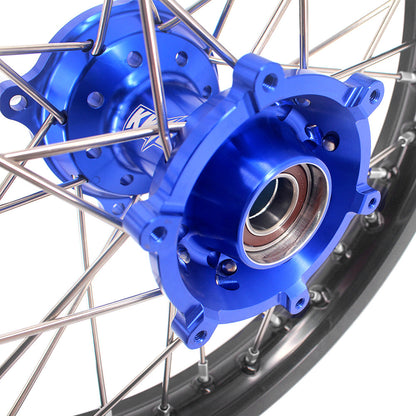 KKE 19" 16" CNC Big Kid's Wheels Rims Fit For Husqvarna TC85 Gas Gas MC85 2021-2024 Blue