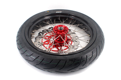 KKE 3.5/4.25*17inch Supermoto Wheels Tires For HONDA XR400R XR600R Discs