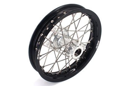 KKE 14 & 12 Small Kid's Wheels Rims Set for KTM 65 SX 2002-2024 Silver&Black