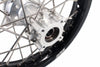 KKE 14 & 12 Small Kid's Wheels Rims Set for KTM 65 SX 2002-2024 Silver&Black