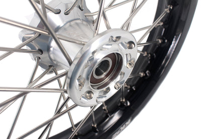 KKE 12 & 10 Kid's Wheels For KTM SX50 2014-2023 For Gas Gas MC50 2021-2024  Mini Bike Silver&Black