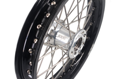 KKE 12 & 10 Kid's Wheels For KTM SX50 2014-2023 For Gas Gas MC50 2021-2024  Mini Bike Silver&Black