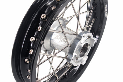 KKE 12 & 10 Kid's Wheels For KTM SX50 2014-2023 For Gas Gas MC50 2021-2024  Mini Bike Silver&Black