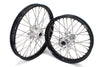 KKE 21 & 19 Mx Rims for KTM EXC EXC-F EXC-W 125-530CC 2003-2025 Silver&Black