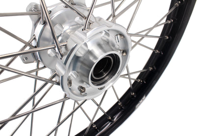 KKE 21 & 19 Mx Rims for KTM EXC EXC-F EXC-W 125-530CC 2003-2025 Silver&Black
