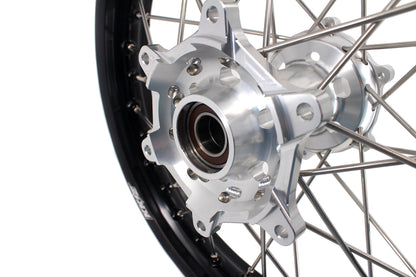 KKE 21 & 19 Mx Rims for KTM EXC EXC-F EXC-W 125-530CC 2003-2025 Silver&Black