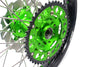 KKE 21in. 19in. Motorcycle Alloy Wheels Rims For KAWASAKI KX125 KX250 2003 2004 2005