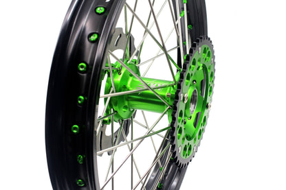 KKE 21in. 19in. Motorcycle Alloy Wheels Rims For KAWASAKI KX125 KX250 2003 2004 2005