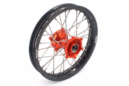 KKE 17"*1.4/14"*1.6 Kid's Big Wheels Rims Fit KTM SX 85 2021-2024 Orange Hub