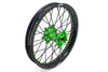 KKE 1.6*21 & 2.15*19 Wheels Rims Fit Kawasaki KX450 2019-2025 KX450X 2021-2025 Green Nipples & Black Spokes