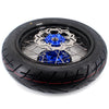 KKE 17 Inch Supermoto Rims Tires For YAMAHA WR250F 2001-2019 WR450F 2003-2018