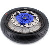 KKE 17 Inch Supermoto Rims Tires For YAMAHA WR250F 2001-2019 WR450F 2003-2018