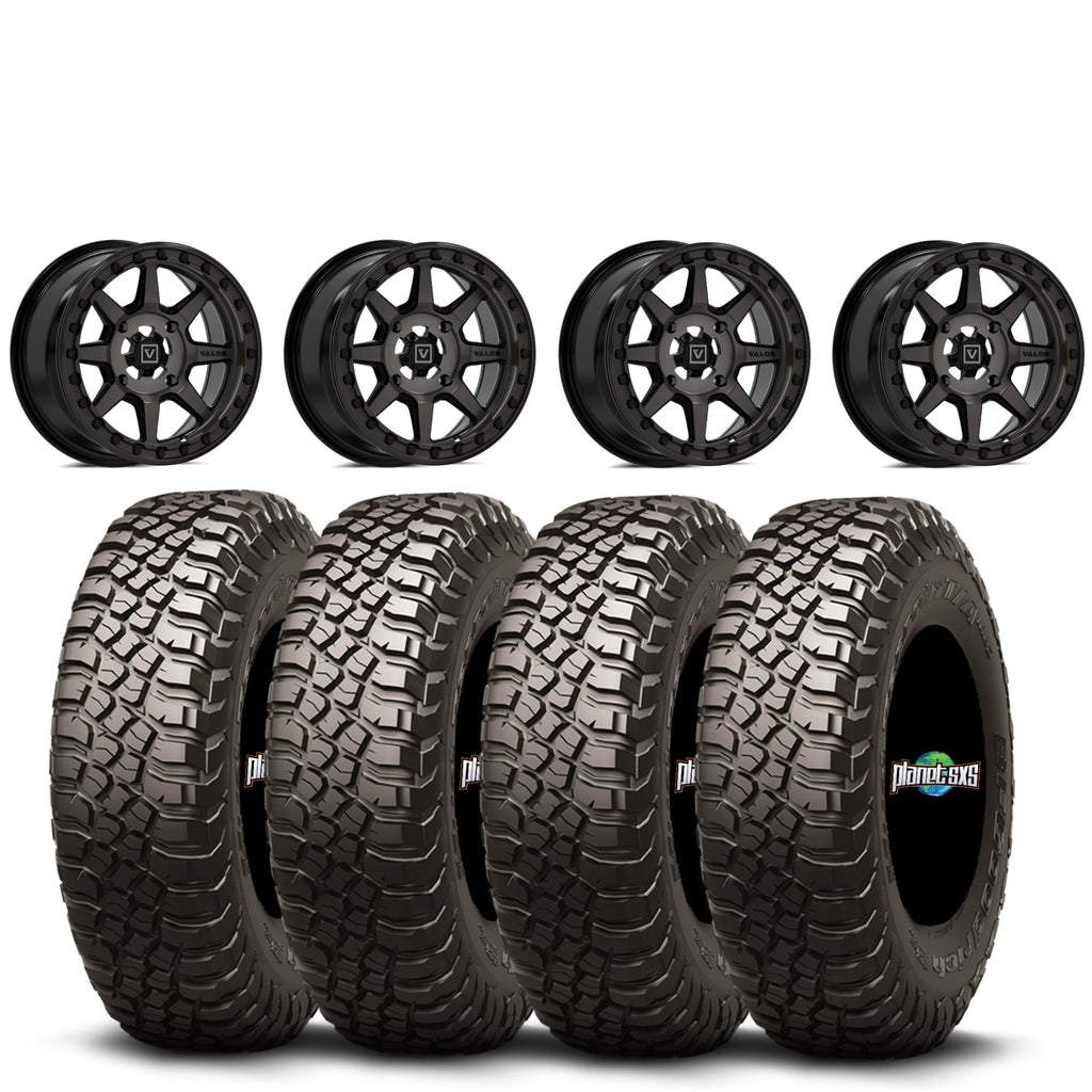 Valor Offroad V13 Dark Tint beadlock on BFG KM3 | 5/4.5