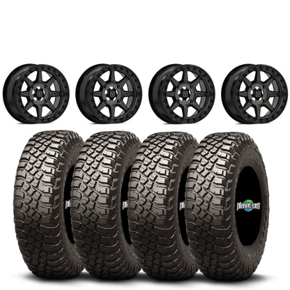 Valor Offroad V13 Dark Tint beadlock on BFG KM3 | 4/156