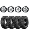 Sedona Storm BLK/Machined 4/137 4+3 wheels mounted on Sedona Rip Saw RT