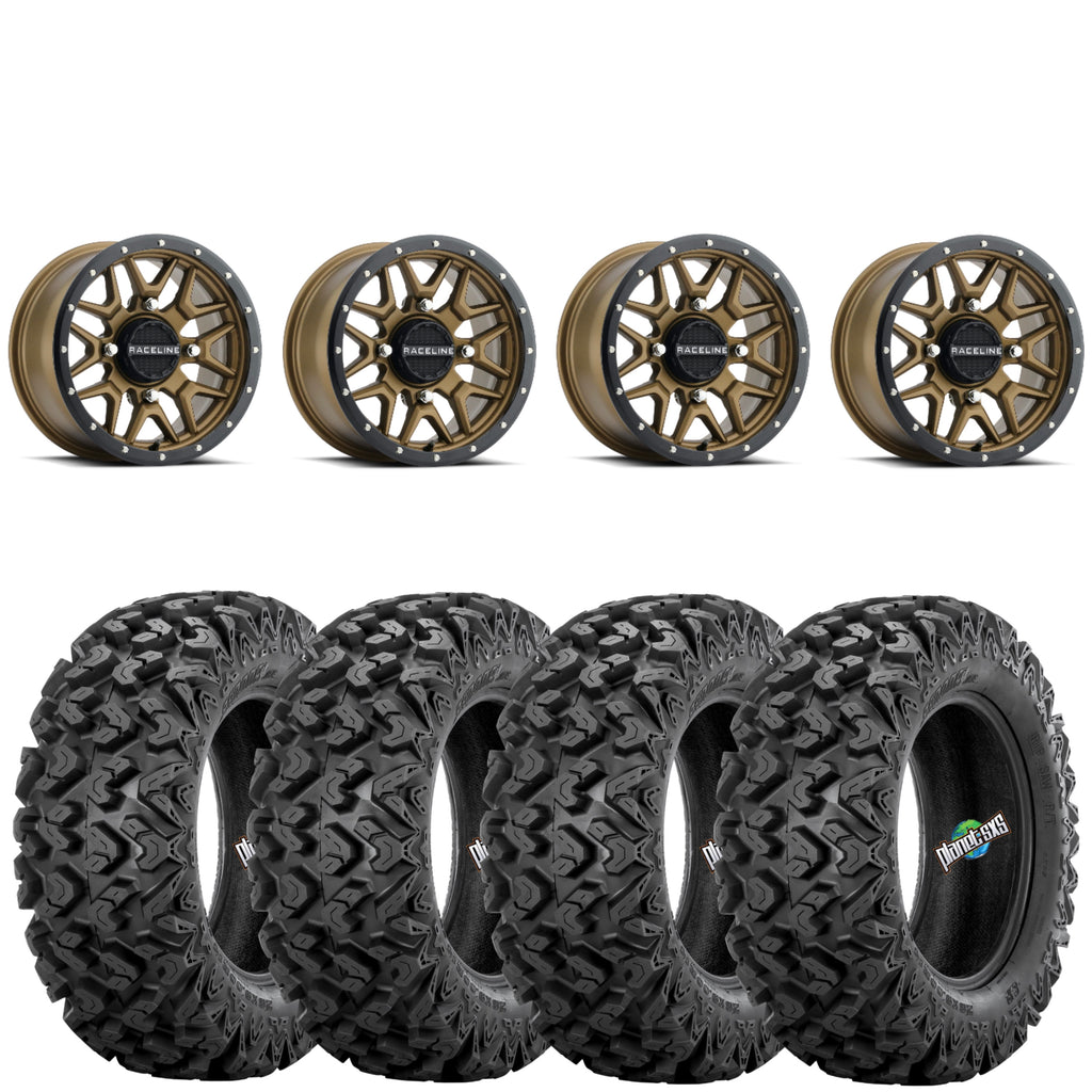 Raceline A94BZ Krank Bronze 4/137 wheels mounted on Sedona Rip Saw RT