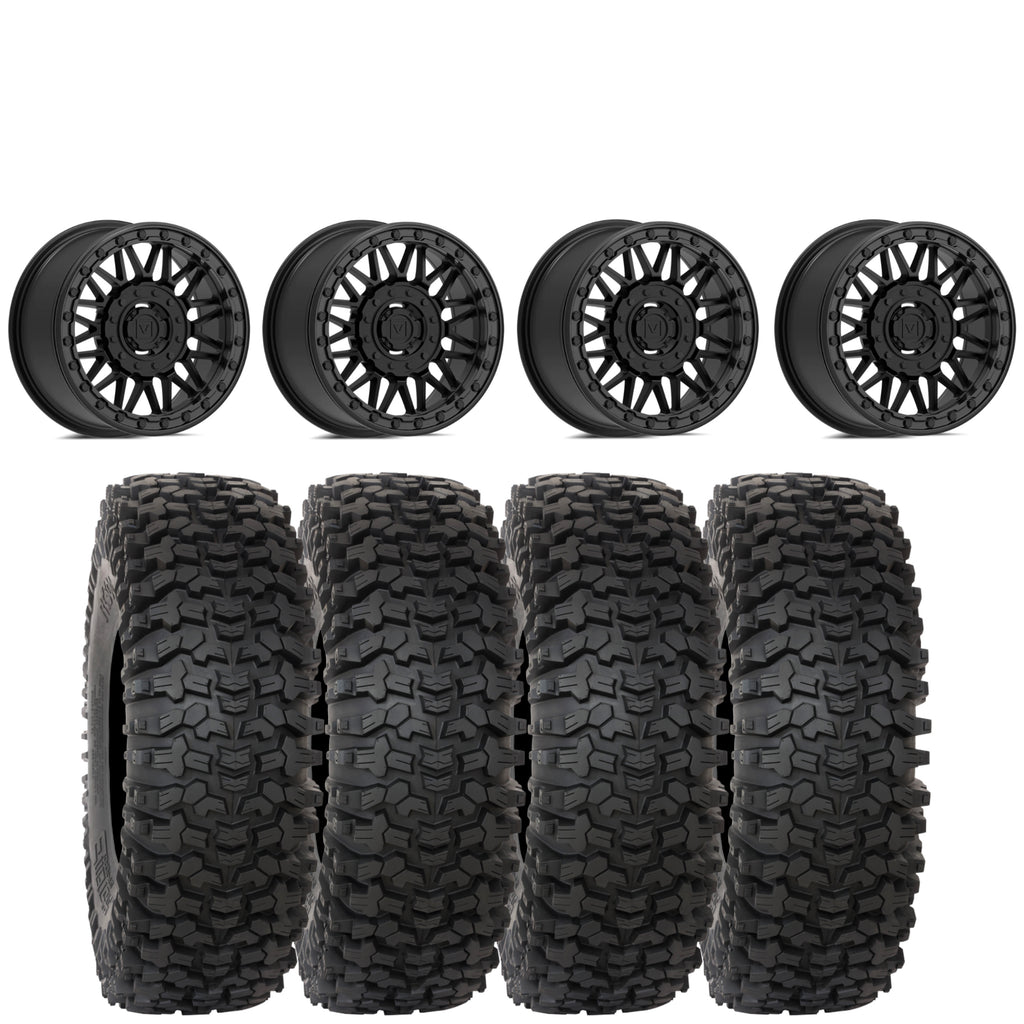 VALOR V08 GLOSS BLACK BEADLOCKS ON SYSTEM 3 RC500/RC500S