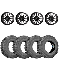 Frontline 762 Gloss Black beadlock on Broad Peak Baer XT | 4/156