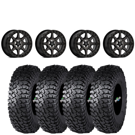 Valor Offroad V13 Dark Tint beadlock on Journey Rock Poison | 4/137