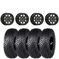 Valor Offroad V13 Dark Tint beadlock on Journey Rock Poison | 5/4.5