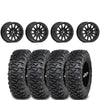 Valor Offroad V09 Satin Black beadlock on ITP Savage XT | 6/5.5