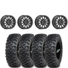 Valor Offroad V09 Brushed Charcoal beadlock on ITP Savage XT | 6/5.5