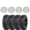 Valor Offroad V09 Raw Machined beadlock on ITP Savage XT | 6/5.5