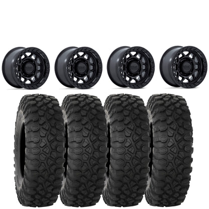 KMC Torx Matte Black beadlock on System 3 XC450 | 4/137