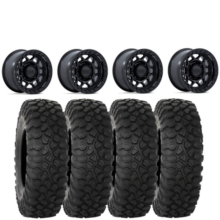 KMC Torx Matte Black beadlock on System 3 XC450 | 4/137