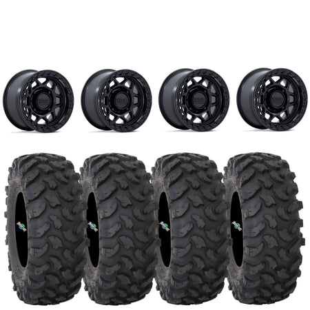 KMC Torx Matte Black beadlock on System 3 XTR370 | 5/4.5