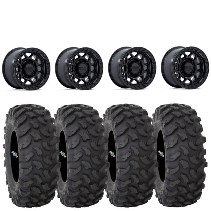 KMC Torx Matte Black beadlock on System 3 XTR370 | 6/5.5