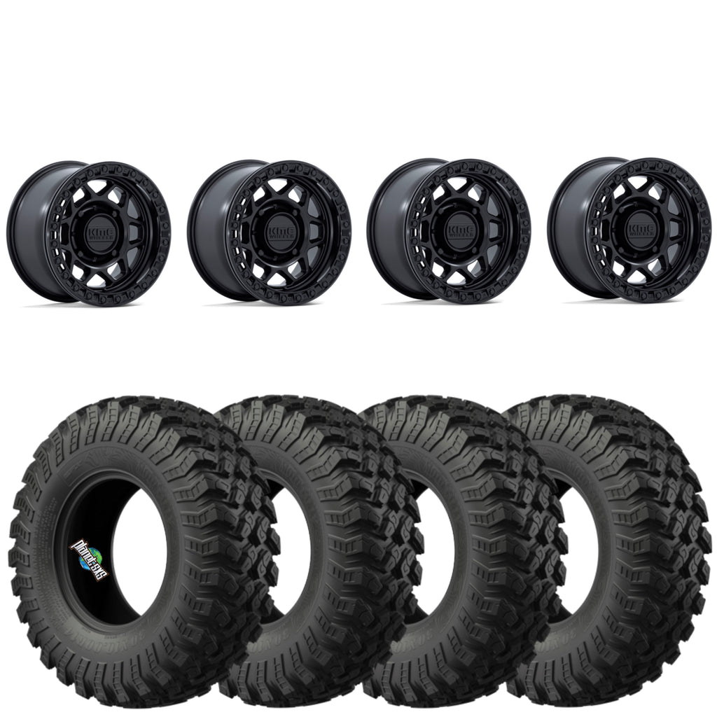 KMC Torx Matte Black beadlock on EFX MotoRally | 5/4.5