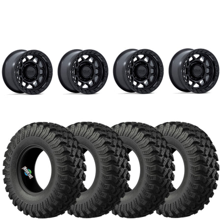 KMC Torx Matte Black beadlock on EFX MotoRally | 6/5.5