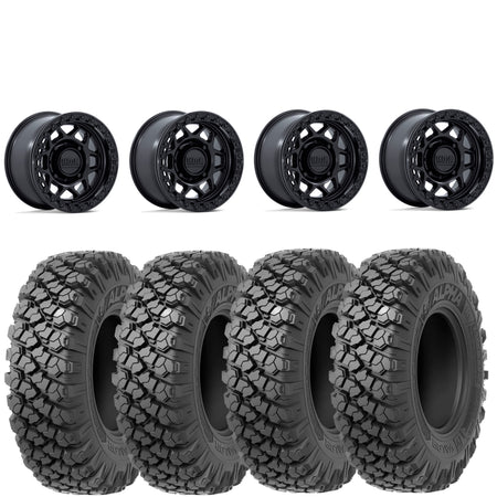 KMC Torx Matte Black beadlock on Valor Offroad Alpha | 4/137