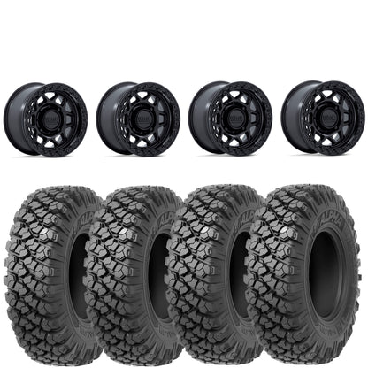 KMC Torx Matte Black beadlock on Valor Offroad Alpha | 5/4.5