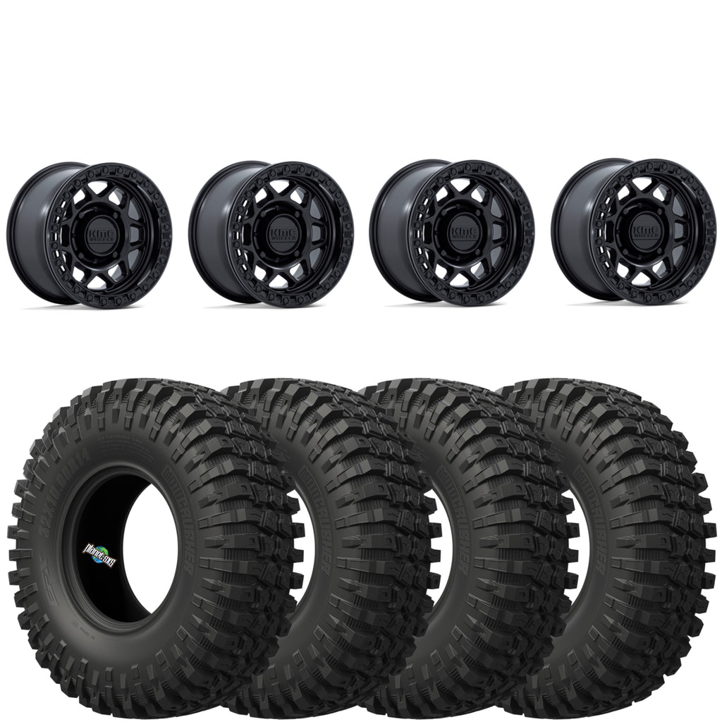 KMC Torx Matte Black beadlock on EFX MotoCrusher | 4/156
