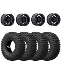 KMC Torx Matte Black beadlock on EFX MotoCrusher | 6/5.5