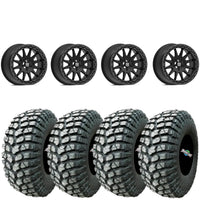 Valor Offroad V09 Satin Black beadlock on MRT Rocky RX | 4/137