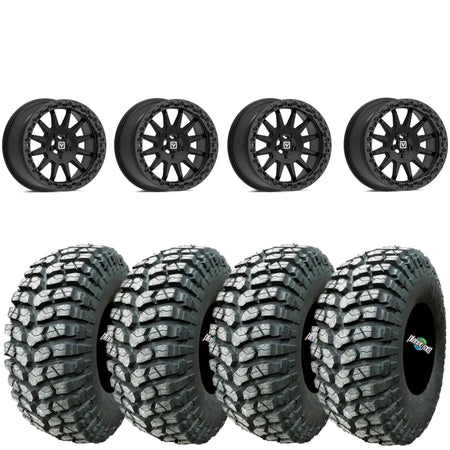 Valor Offroad V09 Satin Black beadlock on MRT Rocky RX | 4/137