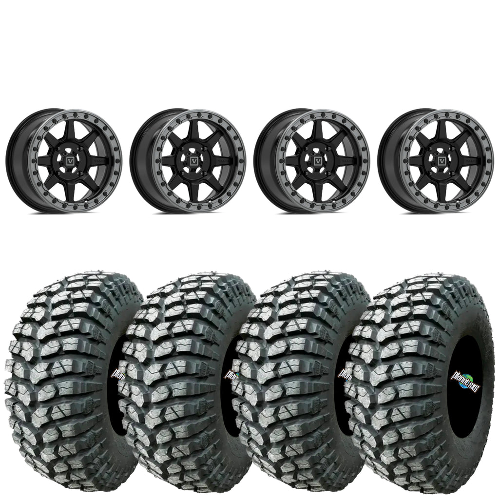 Valor Offroad V13 Satin Black beadlock on MRT Rocky RX | 4/137