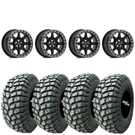 Valor Offroad V13 Satin Black beadlock on MRT Rocky RX | 4/137