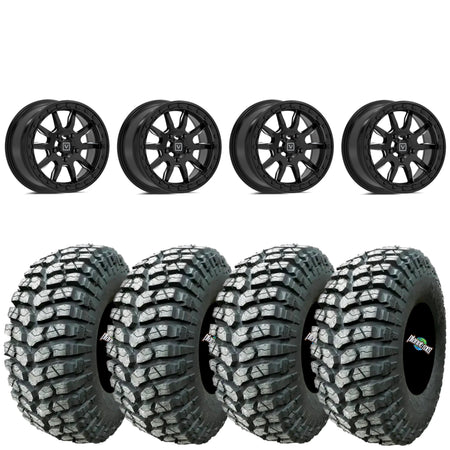Valor Offroad V15 satin black beadlock on MRT Rocky RX | 5/4.5
