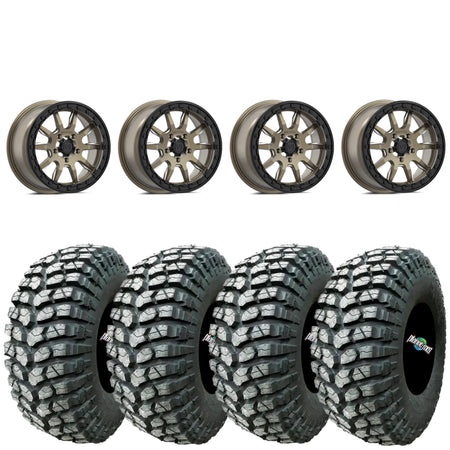 Valor Offroad V15 satin bronze beadlock on MRT Rocky RX | 5/4.5
